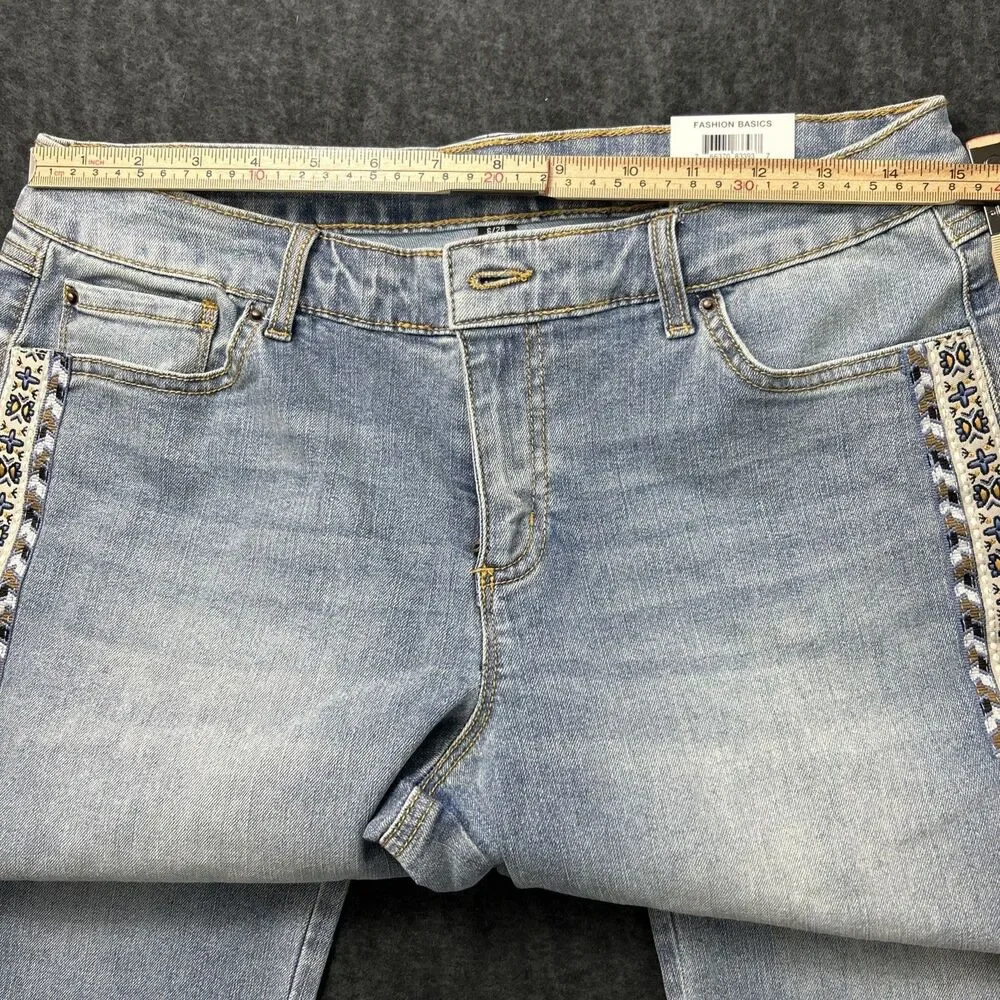 Inc Denim Mid Rise Straight 6/28 Rolled Cuff - Picture 11 of 15